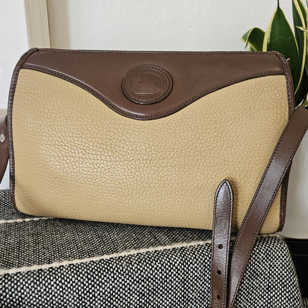 Dooney & Bourke Vintage AWL Zip Top Crossbody - Wheat